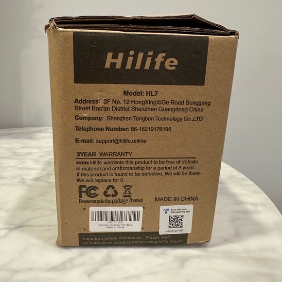 HiLIFE Steamer for Clothes, Portable Handheld Design, Removes Wrinkle - Picture 6 of 8